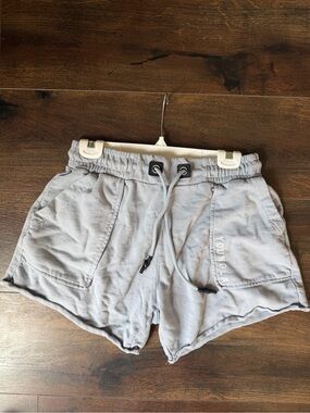 YoungLA Light Gray Athletic Drawstring Shorts